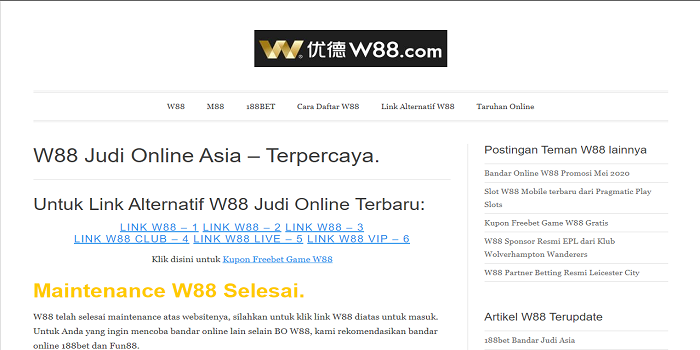 w88 login